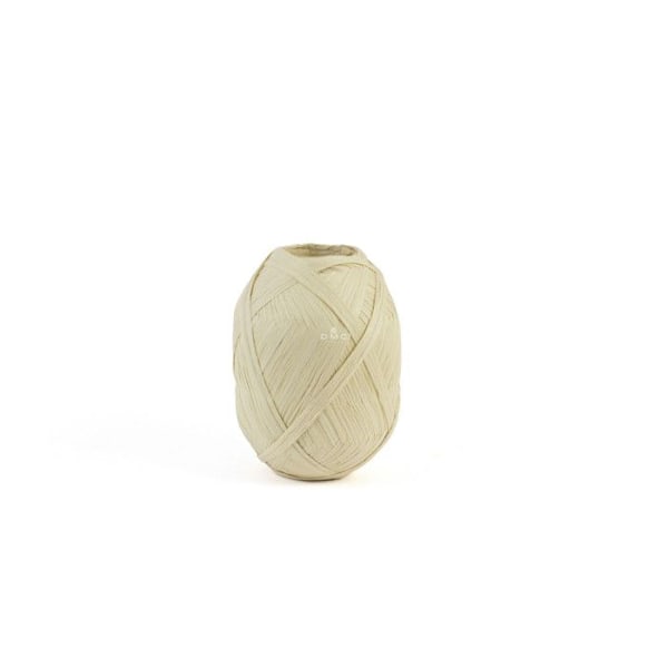 Raffia Eco Vita Raffia 50g Stickning Virkad Macramé Weaving Col. 032 beige