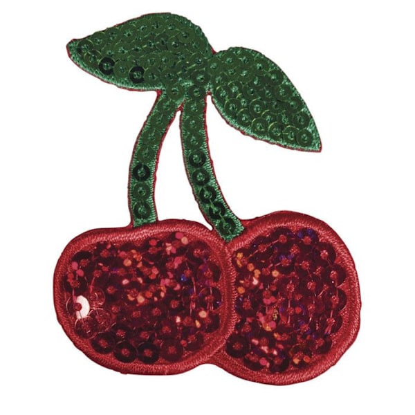 Patch thermocollant Cherry 5cm 1 styck Rosa