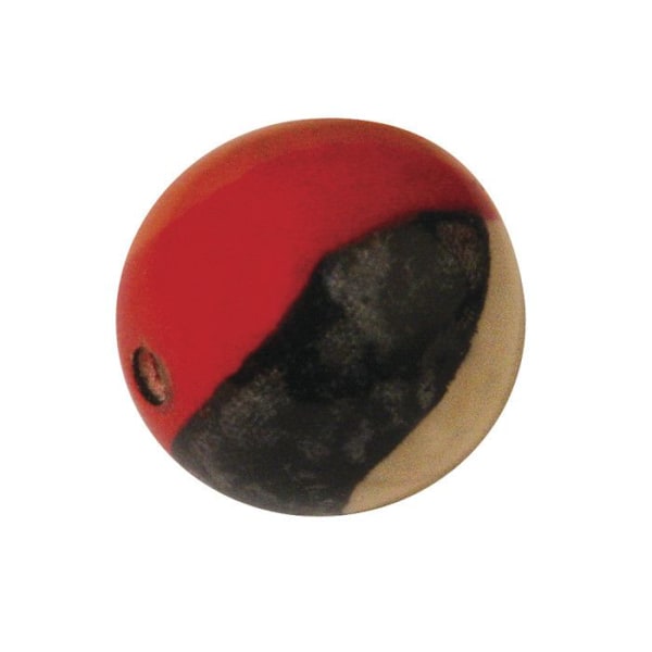 Träperla Boll Pop Art Ø 20 mm Håndgjord