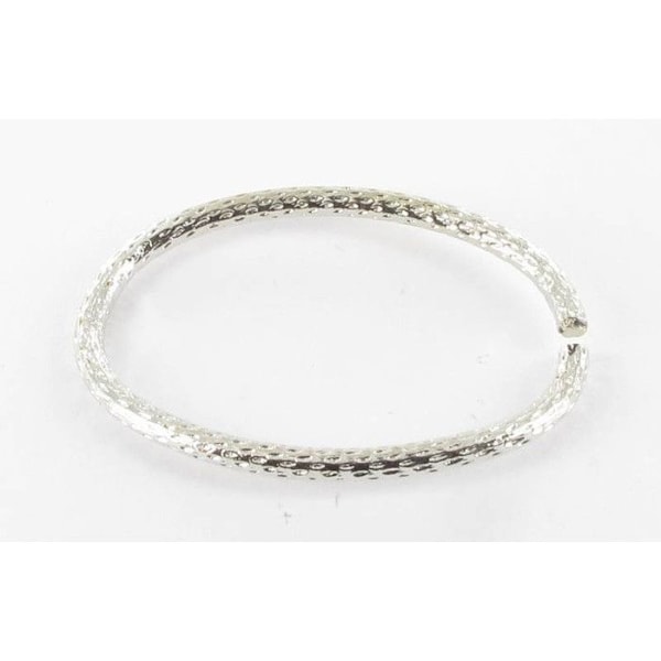 Ovalt brutet ring 33x22 mm Silverfärgad Silver