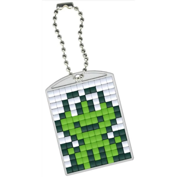 Kit skapande Pixel nyckelring 4x3cm Groda