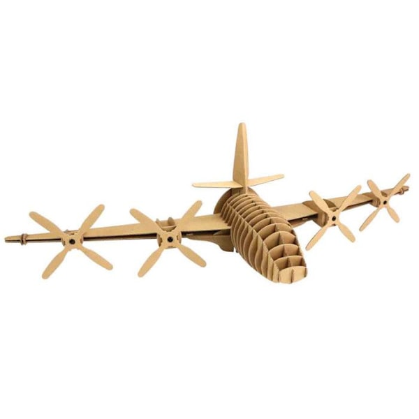 Pappmodell att montera Troféflygplan 78x20x28 cm {Färg}