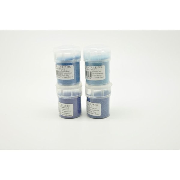 Sandburk Assortiment camaieu blå (4 x 45 g) Camaieu blå