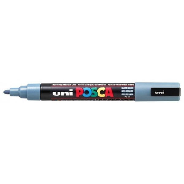POSCA Marker - Medium konisk spets - Skiffergrå Skiffer grå