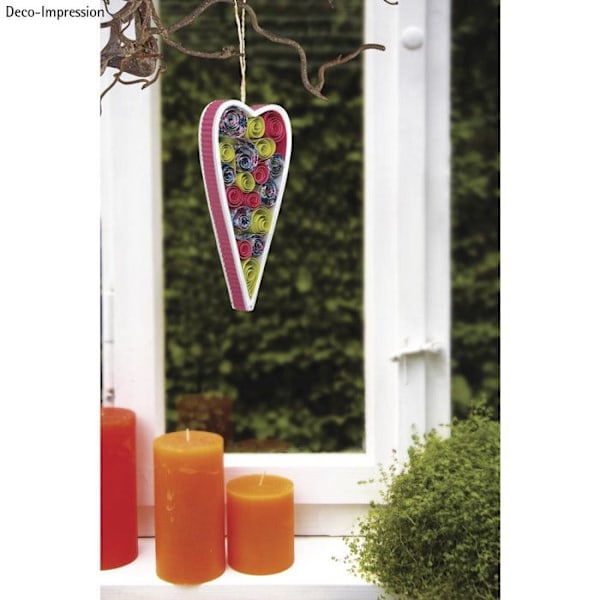 Vitpapper för Quilling Vit 53x0,3cm 100 stycken