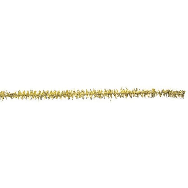 Glittrande chenillegarn Guld 50 cm 10 stycken
