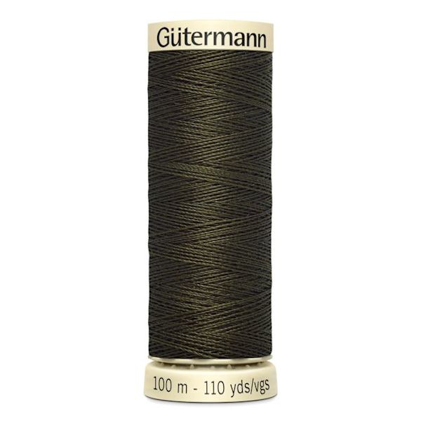 5-pack 100m trådar 100% polyester Gutermann Ref 788988 - Att 531 - alggrön alg