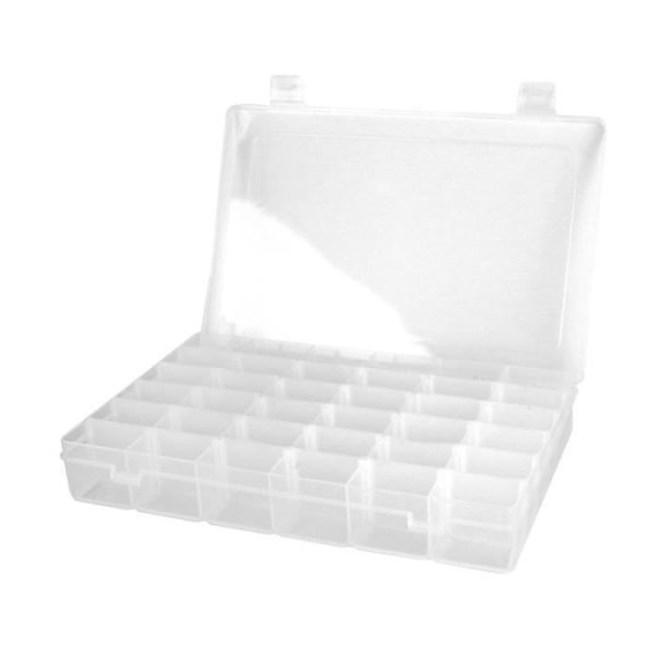 Förvaringsbox - Ej specificerad - 36 fack - Transparent - 27,5 x 17,5 x 4 cm - Blandad Transparent