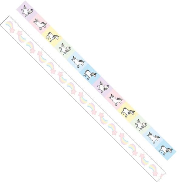 Artemio - Maskeringstejp 1,5 cm Regnbåge 2 stycken Regnbåge