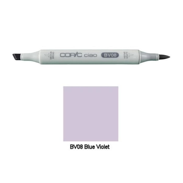 Markör - Copic - Ciao - Dubbelspets - Opaque - Oföränderlig - Blandad Blå Violett
