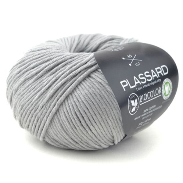 Sommarstickgarn BioColor 10 Grå 100% ekologisk bomull 10 Grå