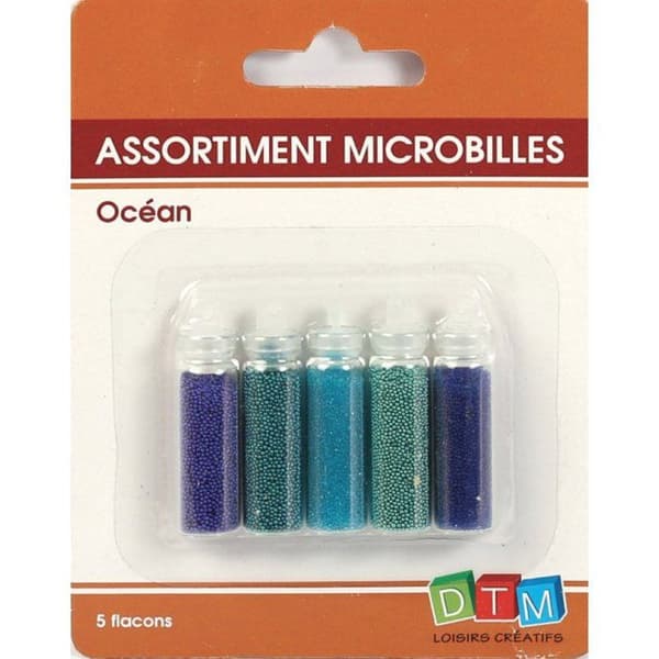 Graine Créative - Mikrokulor Ocean 5 flaskor Blå toner