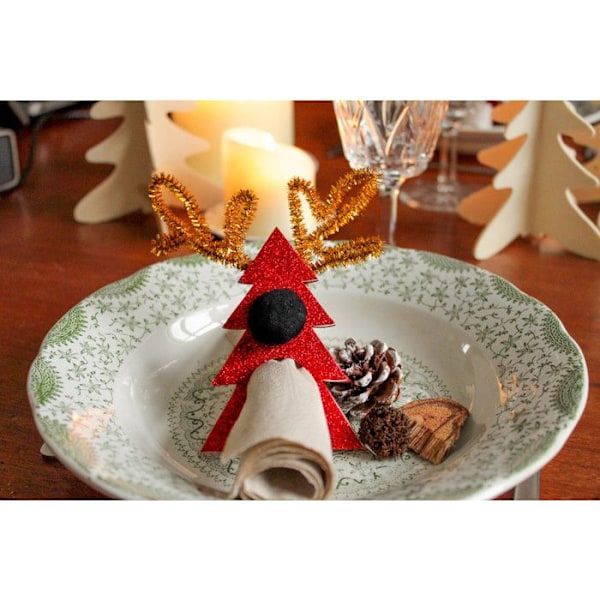 Rund servett Sapin 10x7 cm 2 stycken