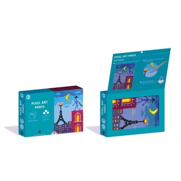 3D-konstruktion PIXEL ART PARIS