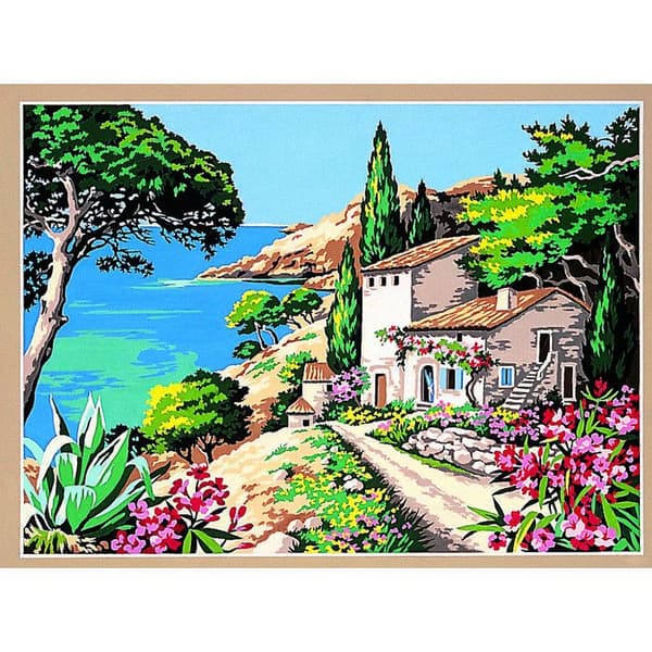 Antik duk La calanque 45x60cm