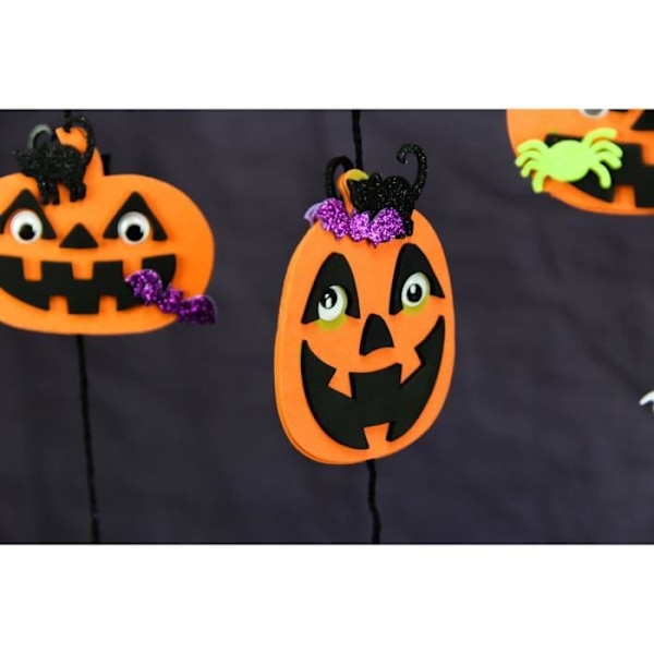 Paljetter Halloween - MEGACREA DIY - Assortiment Pumpa Häxa Dödskalle - 50g - Multifarvet