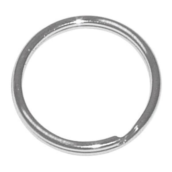 MégaCréa DIY - Nyckelringringar 1,5 cm Silver 12 stycken Pengar