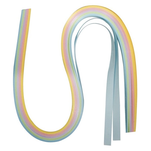 Papper för Quilling 9 mm Pastell 100 stycken