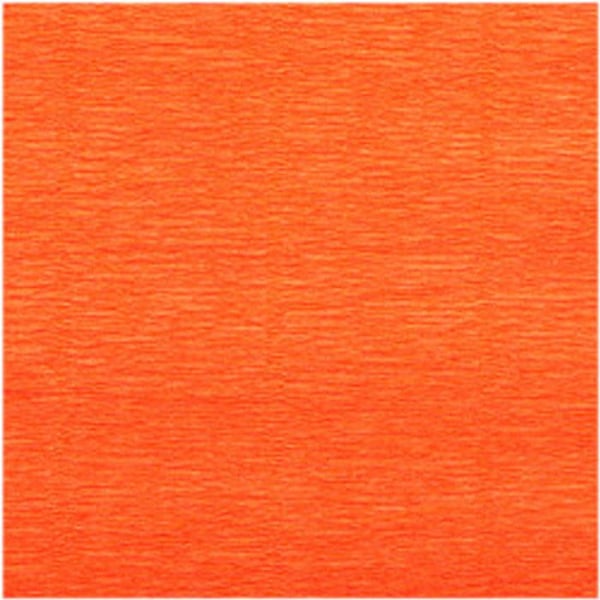Orange kräpppappersark 50 x 200 cm - MEGACRÉA - mjuk och elastisk