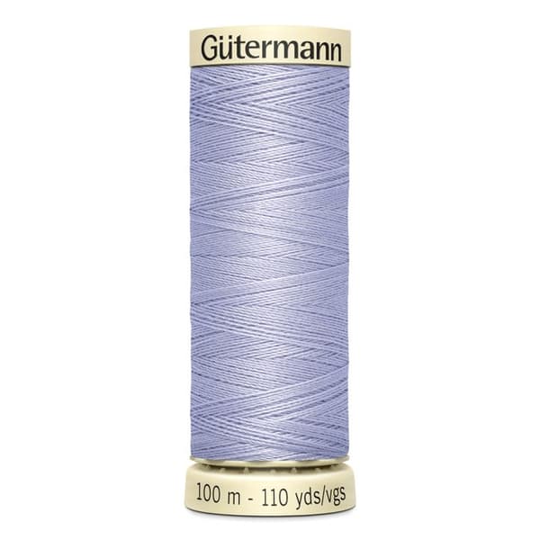 Pack med 5 rullar 100m Tråd 100% polyester Gutermann Ref 788988 - Att 656 - grå fjäder grå fjäder