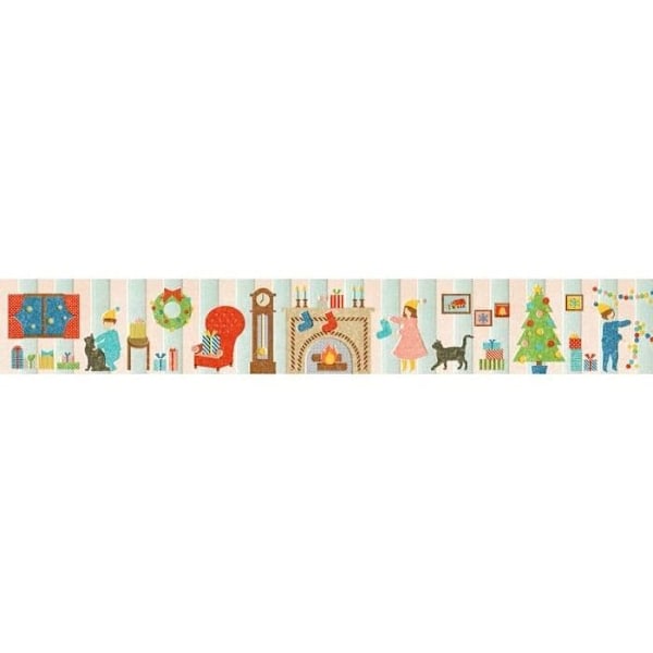 Maskeringstejp MT Noel Noël retro - Julrum Flerfärgad