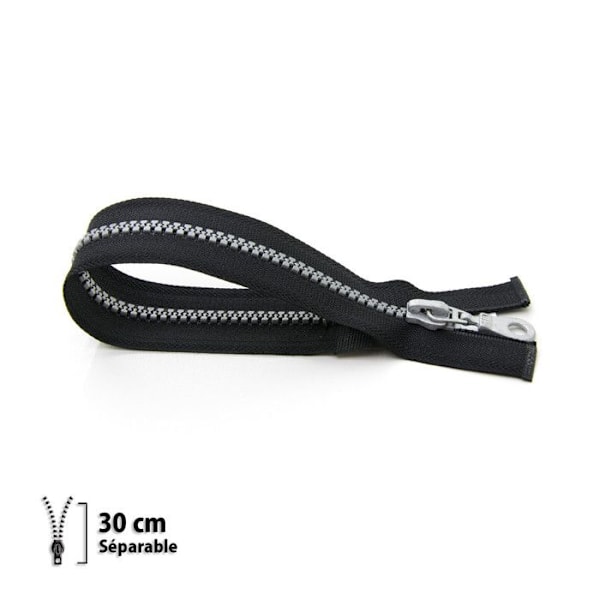 Fermt blixt Z56 - Prestilon 6 Delbar - svart 30 cm