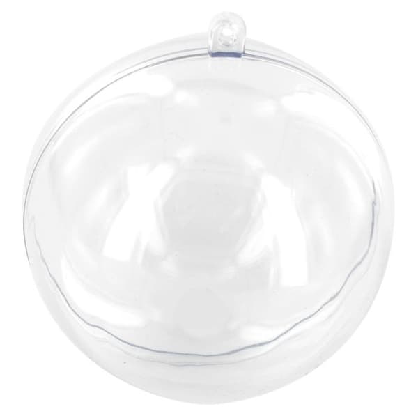 MégaCréa DIY - Transparent plastkula 20 cm Transparent