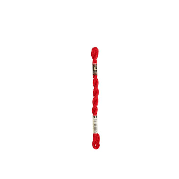 Fil DMC Coton Perlé Small N8 Col. 817 Färg nummer 817