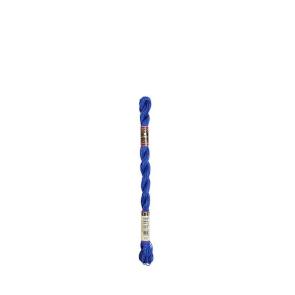 Fil DMC Coton Perlé Médium N5 Col. 797 Färg nummer 797