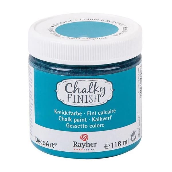 Målning krita blå lagun Chalky Finish Blå