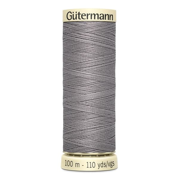 Sytråd 100% polyester Gütermann 1 Spole - Att 493 - mörkgrå silver mörkgrå silver