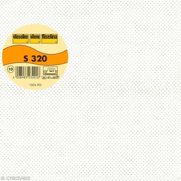 Vlieseline S320 - Vlieseline - Cantonnière - Bredd 30 cm - Vit - Per meter Vit