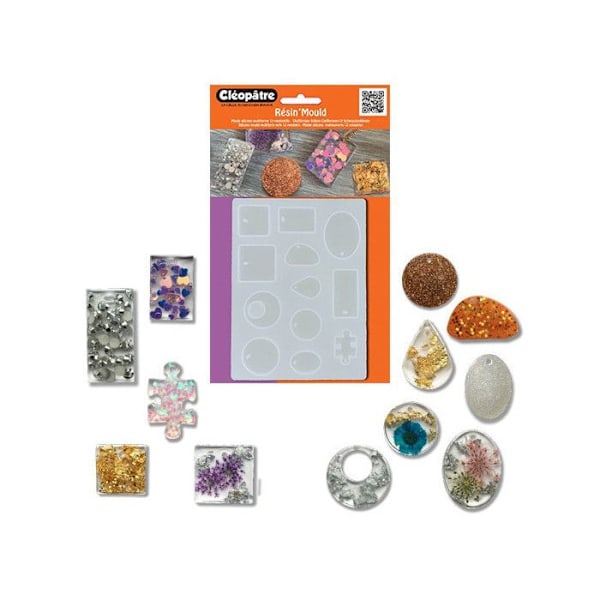 Transparent silikonformar för resin 12 former