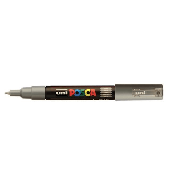 POSCA Extra Fin Conical Tip Marker Grå Grå