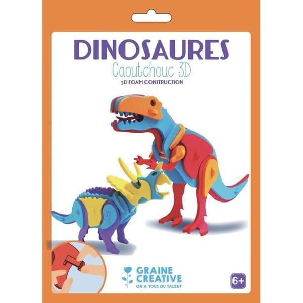 Graine Créative - Skumkit för barn Dinosarier