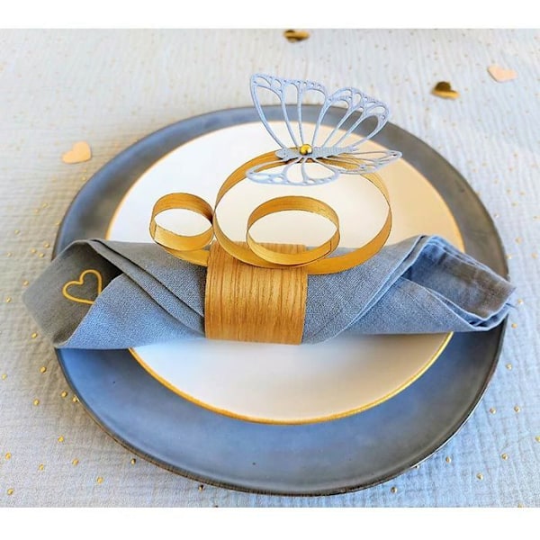 Självhäftande halvpärlor - Artemio - 80 st - Guld - 0,5 cm - Blandat gyllene