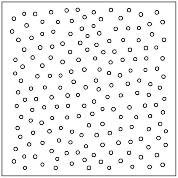 Stencil - Little Dots - 15 x 15 cm - 1 st