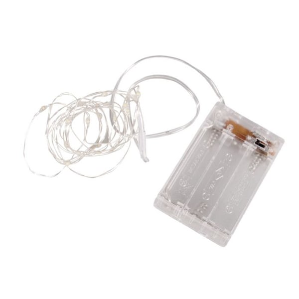 Mini-ljusslinga 20 LED-ljusstakar 220cm gul + timer