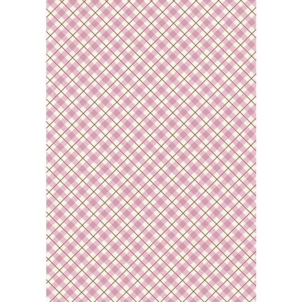 Pappers DecoMaché - RAYHER - 26x37,5cm - 27g/m2 - Rosa och beige - 3 ark