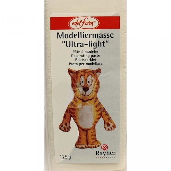 Ultralätt naturlig lufthärdande modelleringspasta Naturlig
