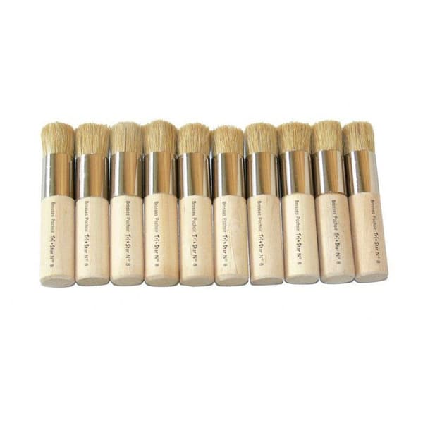 Kiddi Craft - Schablonborstar nr 8 10 stycken