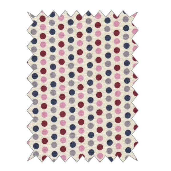 Färgglada prickiga bomullstyger 100x70cm Flerfärgad
