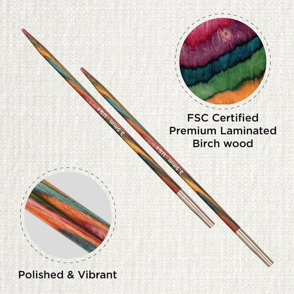 Bytenbara korta spetsar KnitPro Symfonie 3,5mm