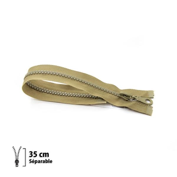 Fermeture éclair Z54 - moulée 6mm Séparable - 35 cm mellangulbe