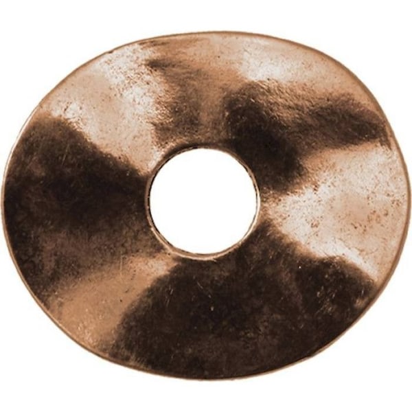 Oval donutring metall 40x35 mm Kopparfärgad Koppar