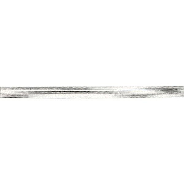 Blommig tråd 50 cm 1 mm Vit 20 stycken