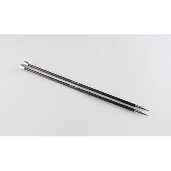KnitPro kolfiber stickor 25 cm 4,50mm kol