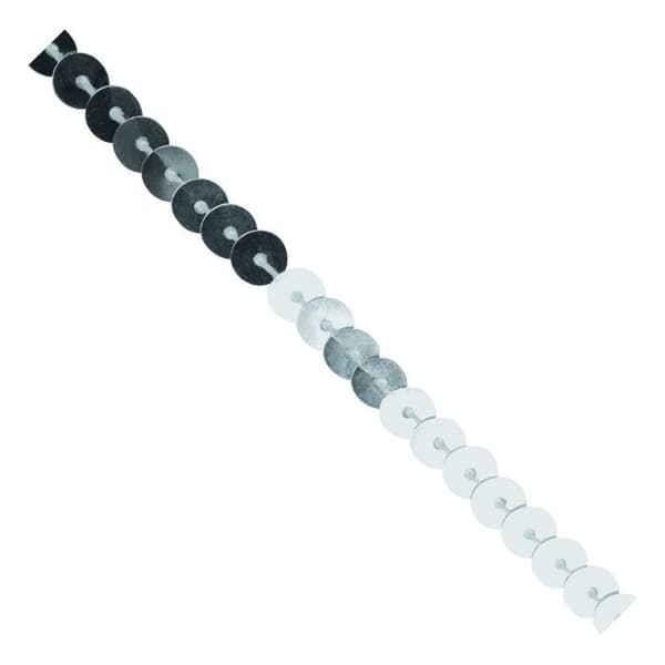 MégaCréa DIY - Paljetband Silver 1m