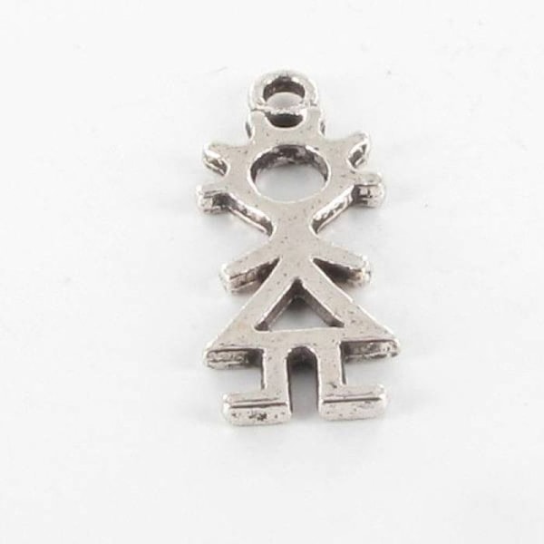 Metallberlock flicka i silver Silver