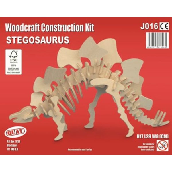 Trämodell Stegosaurus